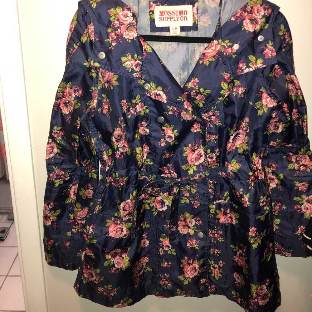 Lightweight Floral Raincoat